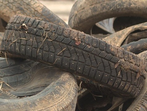 У калужан есть возможность бесплатно утилизировать старые покрышки