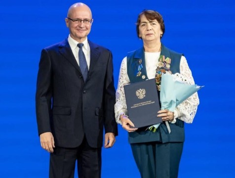 Тарусянку наградили благодарственным письмом от Владимира Путина