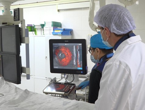 Операцию с новым аппаратом внутрисосудистого ультразвука провели в Калуге