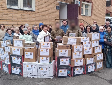 Калужане отправили гуманитарный груз бойцам СВО