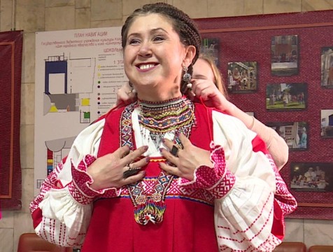 Традиционные крестьянские наряды примерили калужане