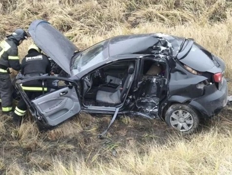 Chevrolet врезался в фонарный столб в Калуге