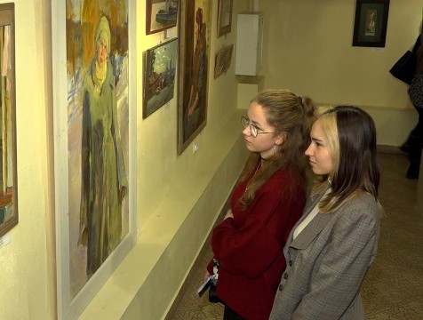 Художники Блиновы поделились творческим опытом с юными калужанами