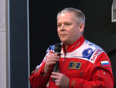 Космонавт-испытатель рассказал о переселении людей с Земли на лекции в Калуге