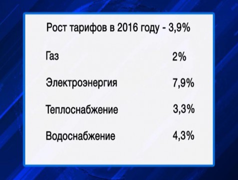 В 17 муниципальных образованиях региона тарифы ЖКХ увеличатся более, чем на  3,9%