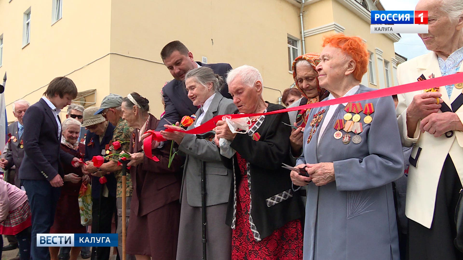 Аллею ветеранов высадили в Калуге