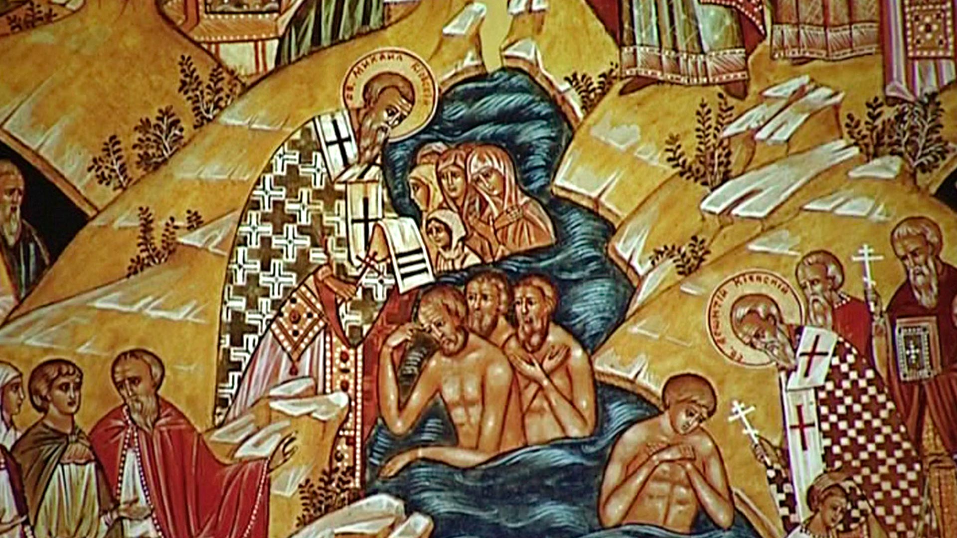 Икона крещение Руси князем Владимиром